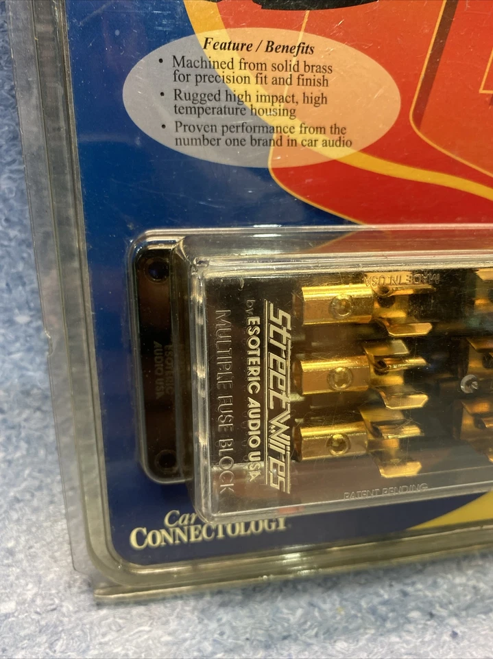 Esoteric StreetWires 3 SE Multifuse Block 100% Pure Gold Plated Pure Brass Base - Image 2 of 4