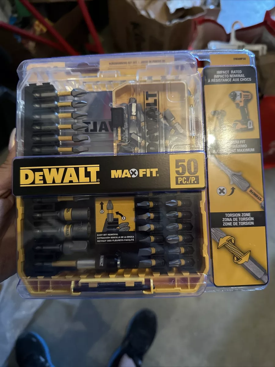 Dewalt MAXFIT 50 Piece Impact Screwdriving Set Phillip Torx