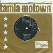 Supremes (The):Nathan Jones/Happy (is a bumpy road):UK Tamla Motown:TMG 782