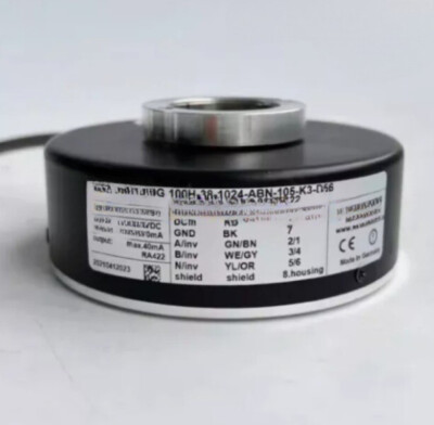 1Pcs 100H-38-1024-ABN-105-K3-D56 Elevator Hollow Shaft Optical Rotary Encoder