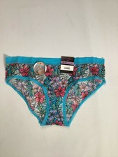 Womens No Boundaries Multicolor Floral Lace Cheeky Briefs XL NEW NWT
