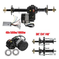 48V 500W 1000W Differential Brushless Motor Rear Axle for Go Kart ATV Quad Trike