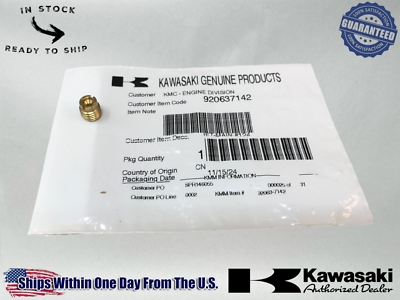その他 10 Kawasaki Genuine OEM Authentic JET-MAIN#124 92063-7142 1 | eBay