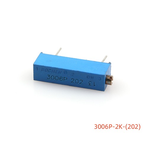 3006P Präzisions-Mehrgang-Potentiometer, einstellbar 1K 2K 10K 20K 50K 100K Ohm - Picture 10 of 14