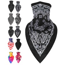 Soft Neck Gaiter Balaclava Ice Silk Scarf UV Protection Mask for Cycling Fishing