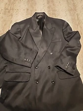 Vintage Mosa for Oaktree Double Breasted Suit Jacket Size L & Pants 36x33