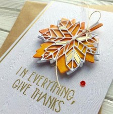 Maple Leaf Metal Dies Cutting Die Cut Decorative Embossing Scrapbooking Stencil