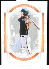 2024 Panini National Treasures Bryce Eldridge Base Holo Silver #09/49 Giants