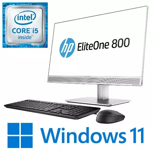 HP EliteOne 800 G4 AIO Intel i5 8500 16G 512G NVMe WiFi 23.8" FHD Win 11 - Picture 1 of 1