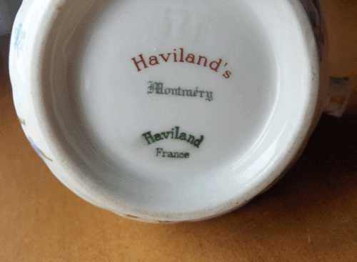 Haviland Montméry creamer~Limoges France~Forget-Me-Not flowers~Pristine - Picture 5 of 5