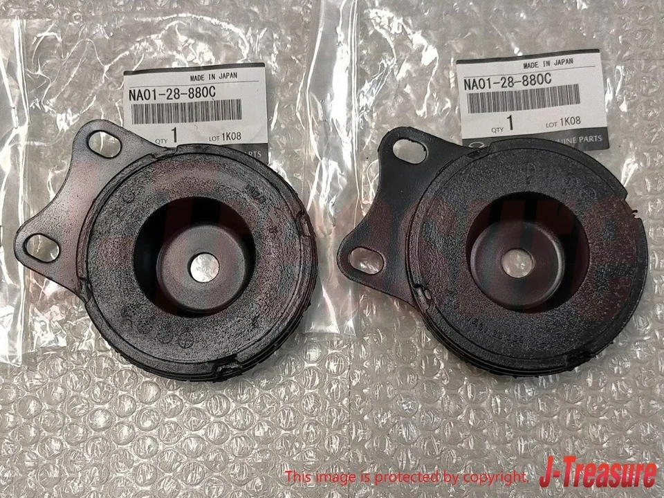Subchasis diferencial trasero genuino MAZDA MIATA MX5 90-05 tope de montaje de arbusto 2 piezas Foto 2 de 4