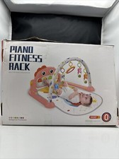 Baby Game Carpet activity Gym Play Mat with Piano Fitness Rack Sound  Light