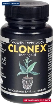 Clonex Rooting Gel - High-Performance Rooting Compound for Plant Cuttings, Conta