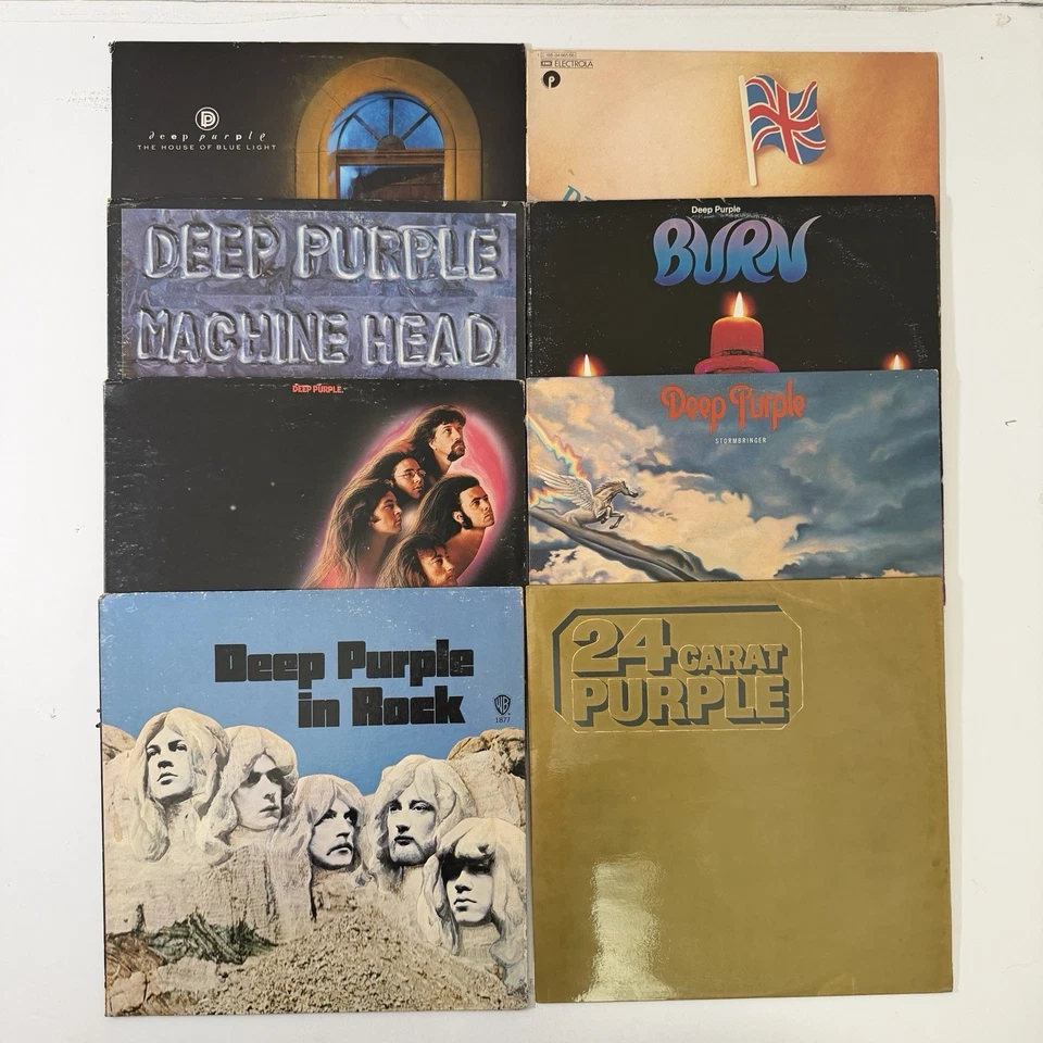 Deep Purple Vinyl Lot Of 18 Made In Japan, In Rock, 24 Carat + Orig. Pressing VG — 第 2/4 张图片