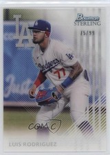 2022 Bowman Sterling Sterling Tek 75/99 Luis Rodriguez #ST-LRZ 5x8