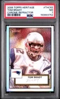 2006 TOPPS HERITAGE CHROME REFRACTOR #THC62 TOM BRADY 59/552 PSA 7