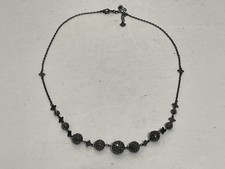 Harley-Davidson Women s Hematite Multi-Fireball Pav Necklace Bar Shield 26