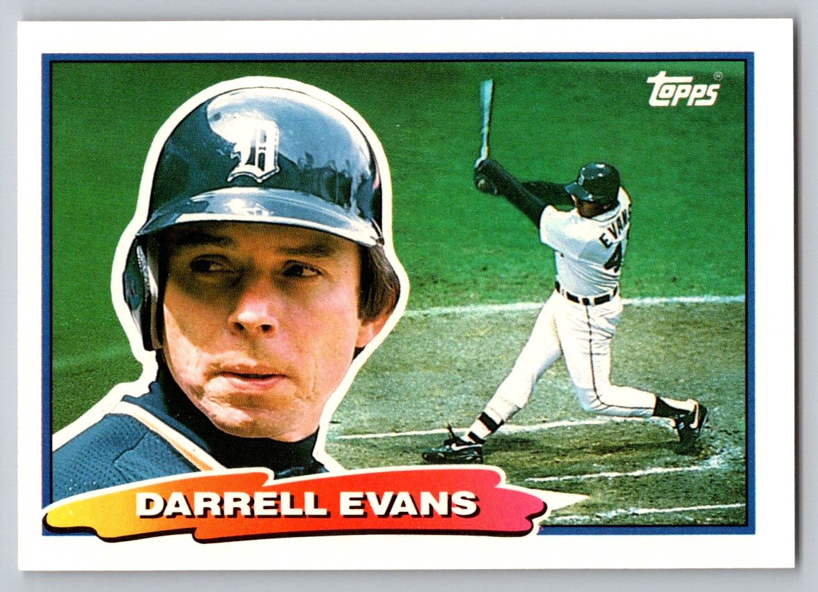 Darrell Evans 1988 Topps Big Detroit Tigers 82