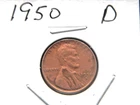 1950 (D) Lincoln Penny