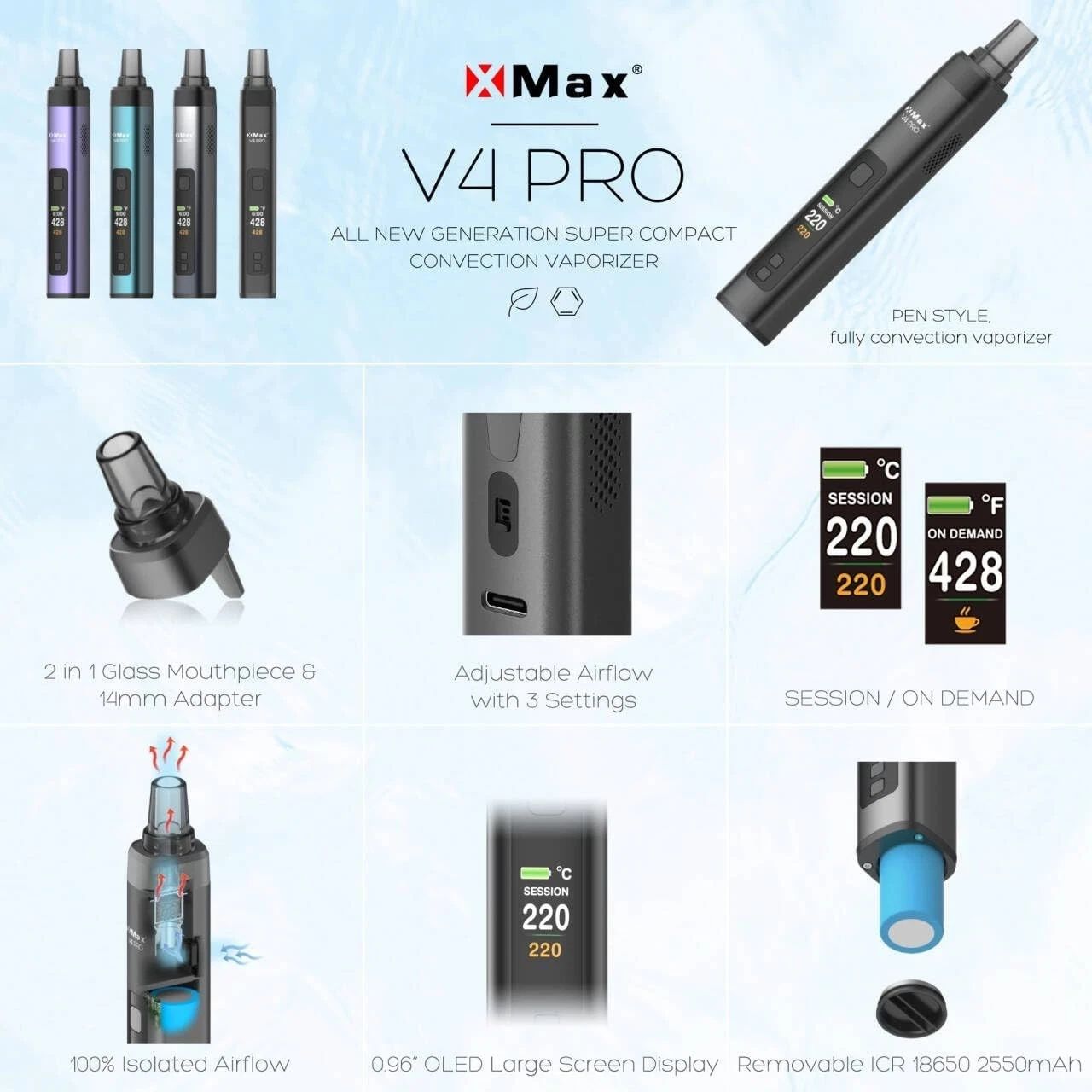 XMAX V4 Pro Vaporizer