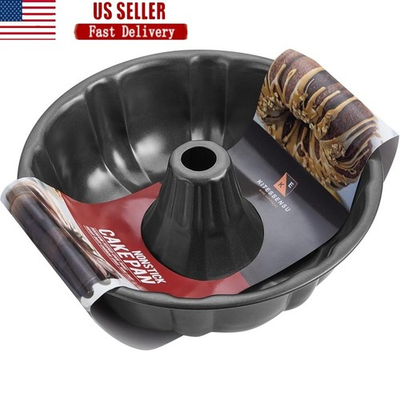 #ad Nonstick Carbon Steel Pound Cake Pan Oven Pressure Cooker Air Fryer Baking New $15.99