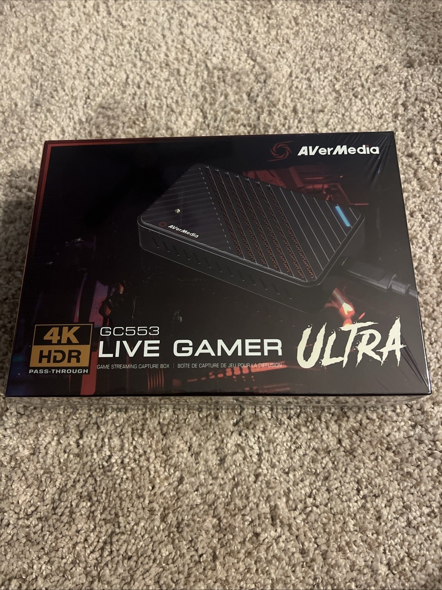 【AVerMedia】Live Gamer Ultra GC553 Amazon.com: AVerMedia Live Gamer Ultra GC553 – 4K60 HDR Pass
