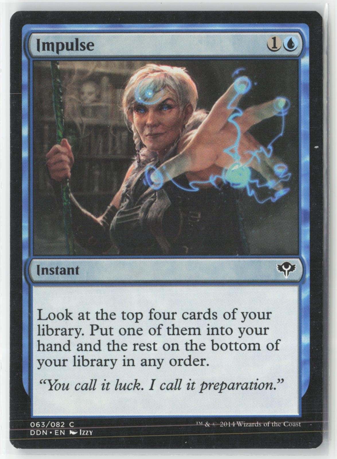 Impulse 63 Common Duel Decks: Speed vs. Cunning Magic: The Gathering Near Mint