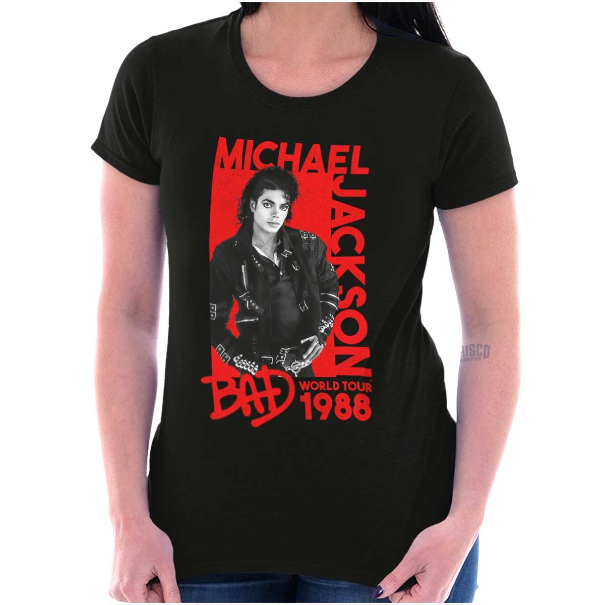 Vintage Michael Jackson Bad Album World Tour Graphic T Shirts for