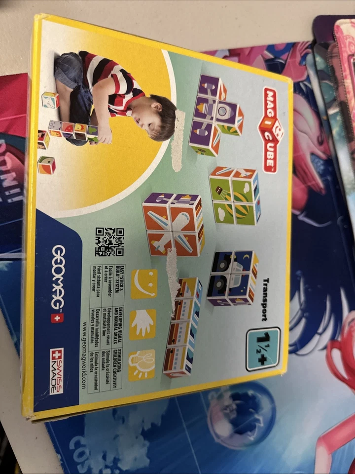 Geomag Magicube Transport Magnetic Baby Toddler Toy Magnetic Cubes 1-1/2+ NEW - Image 3 of 3