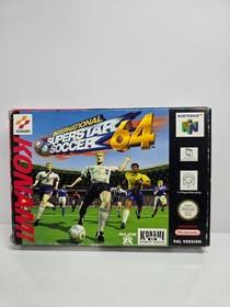 International Suoperstar Soccer 64 GIG Nintendo 64 N64 NES Retro Konami Gaming