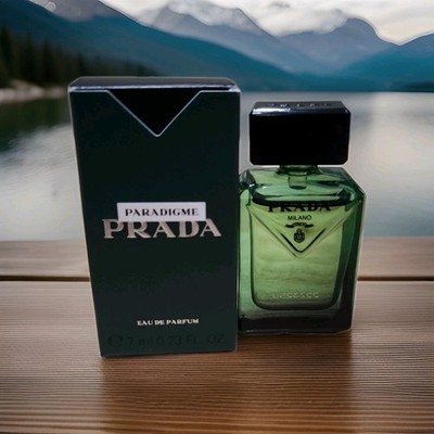 PRADA PARADIGME EAU DE PARFUM MINI BOTTLE SPLASH 0.23 FL OZ / 7 ML NEW