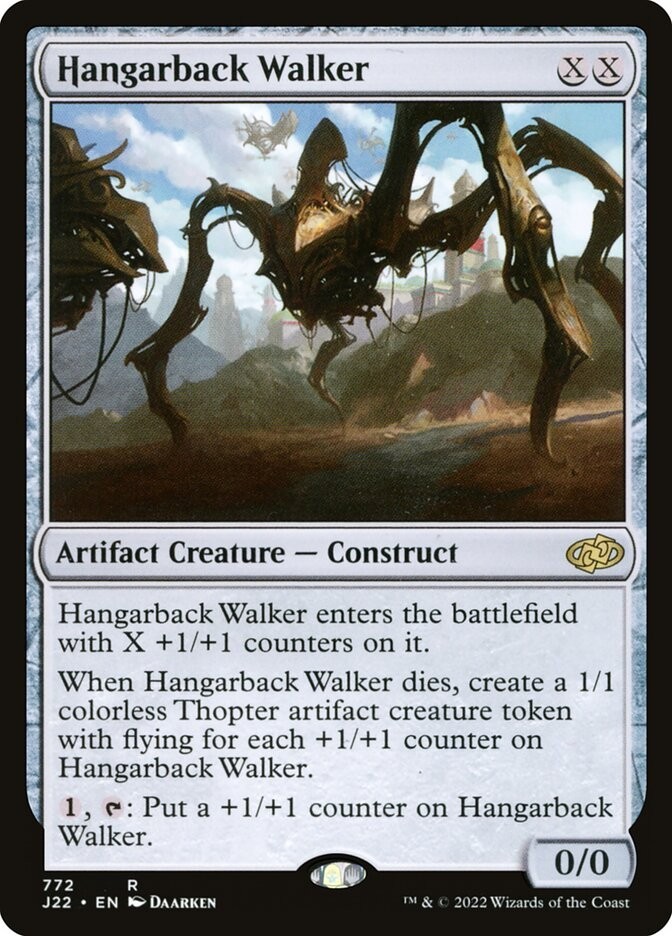 Hangarback Walker - J22 772 - Jumpstart 2022 - Rare - Magic the Gathering MTG