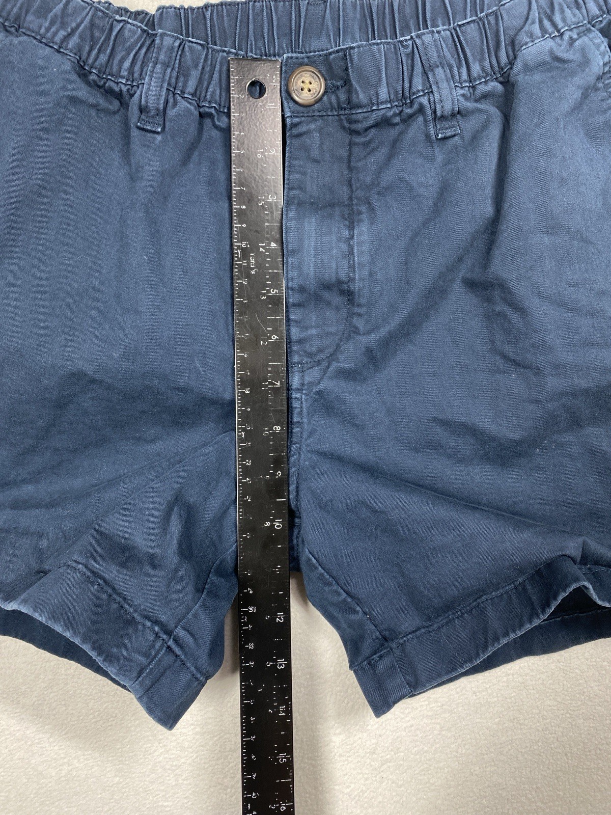Chubbies Shorts Mens Med Blue Chinos 5.5" Inseam The Staples Stretch Camp Casual
