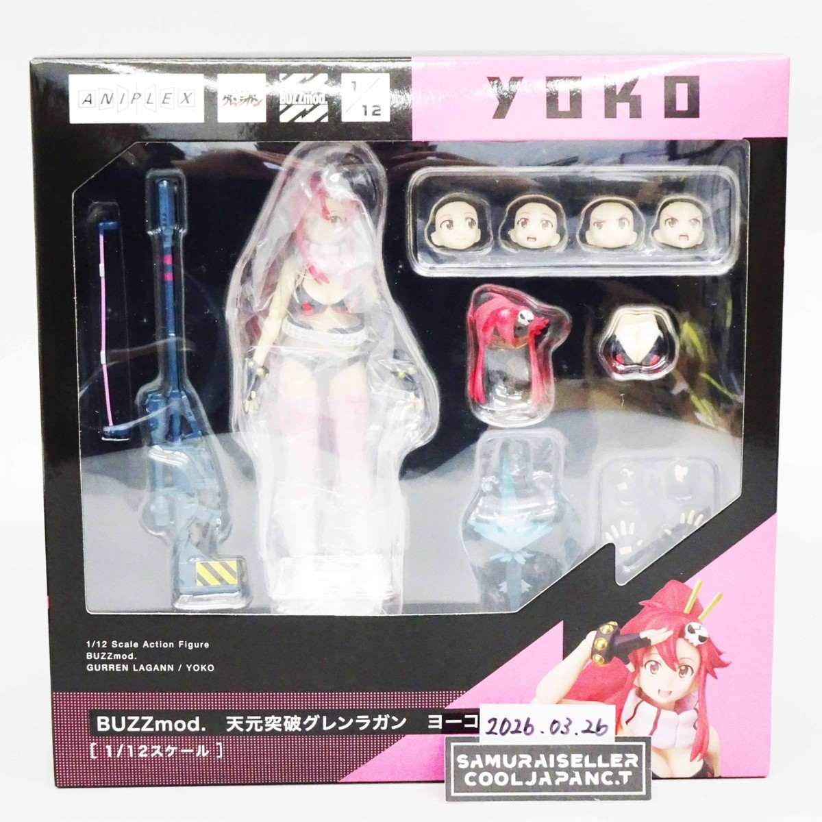【Yoko】 ANIPLEX BUZZmod. Gurren Lagann Yoko Littner 1/12 Action Figure