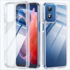 FOR Motorola Moto G Play 2024 Phone Case Clear Slim Shockproof Rugged TPU Cover