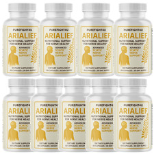 AriaLief Brain  Nerve Support  Memory  Cognitive Boost Supplement - 9 Bottles