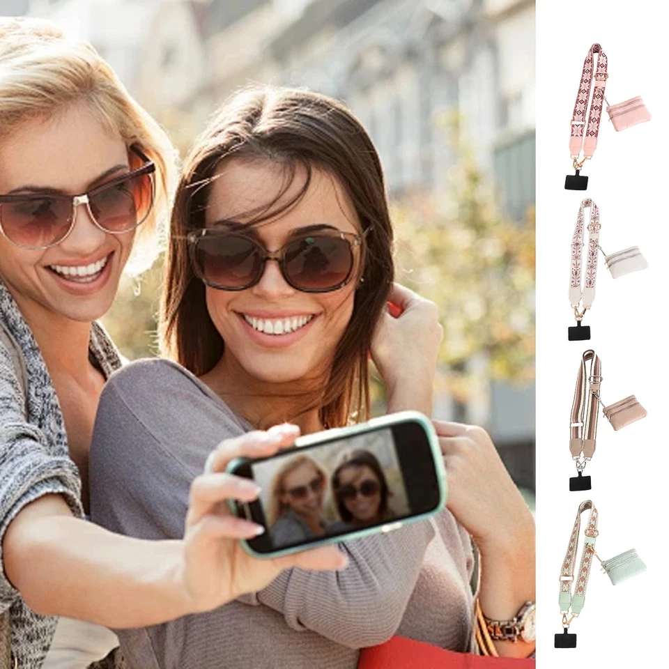 Handygurt mit Reißverschlusstasche, Handy-Umhängeband mit Reißverschluss und - Bild 2 von 4