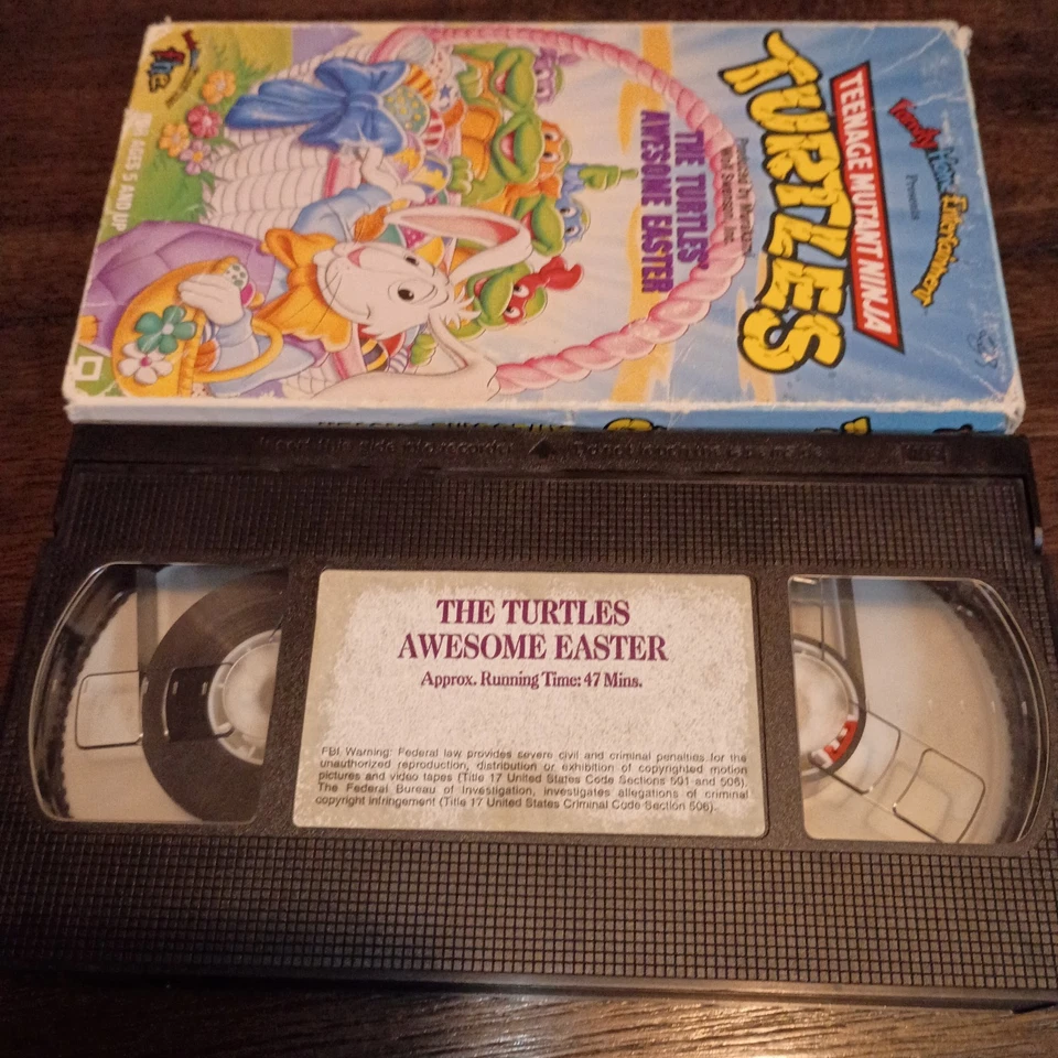 Teenage Mutant Ninja Turtles: Awesome Easter - Classic Animated Holiday Film VHS - Image 3 of 3