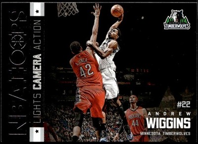 2015-16 Hoops #7 Andrew Wiggins Lights...Camera...Action! E1