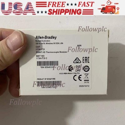 New Factory Sealed AB 1734-IT2I SER C POINT I/O 2 Point Input Module 1734IT2I