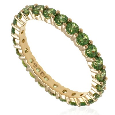 Swarovski Matrix Vittore Round Cut Green Ring, Size 62 (US 9.5)