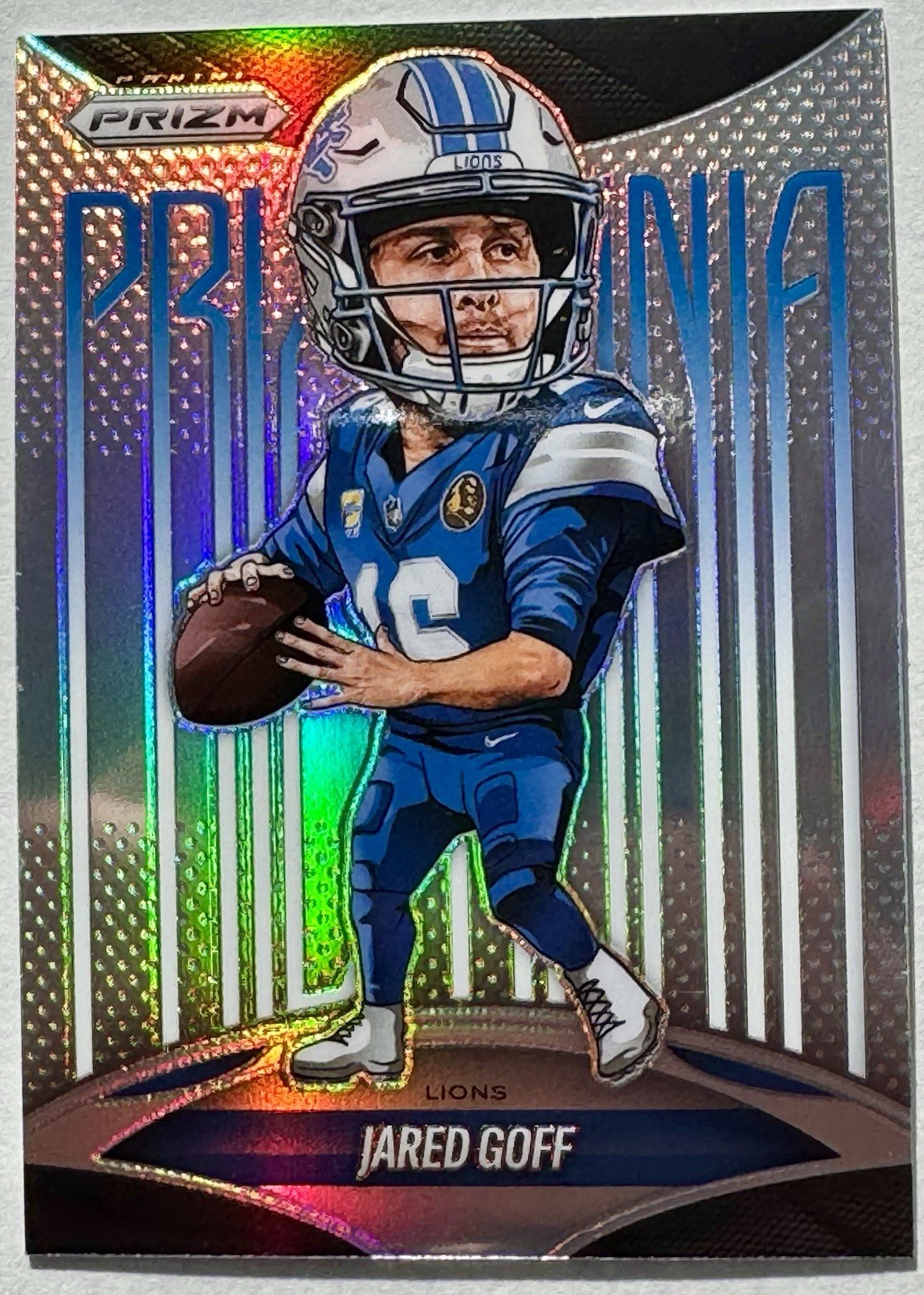 JARED GOFF - 2025 Panini Prizm PRIZMANIA (Case Hit) #10 - Detroit Lions