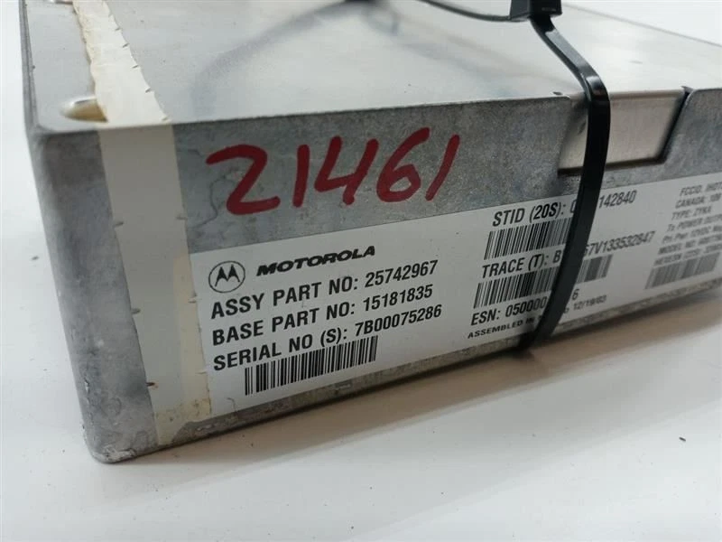 2000 01 02 03 04 2005 Cadillac Deville DTS MÓDULO DE COMUNICACIÓN OEM 25742967 Foto 3 de 4