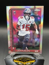 eBay 2025 Topps Chrome Football Nfl Tez Johnson Refractor (rc) 342