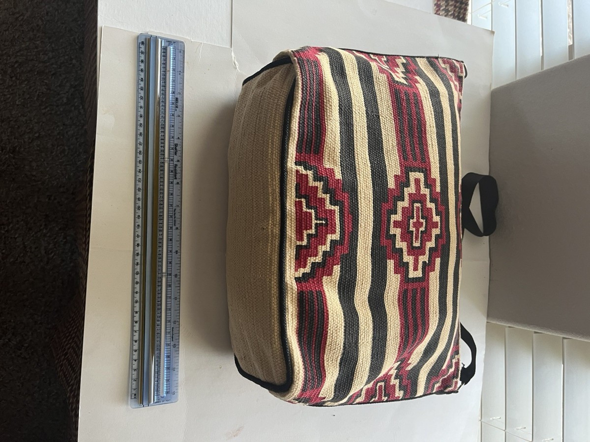 Handcrafted Colorful Patchwork Duffle-Style St. Clair Designs Emily Bag. View 4
