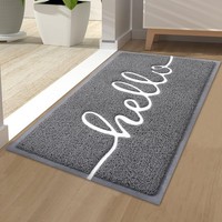 FußMatte Rutschfest Schmutzfangmatte Grau 40 X 60 Cm Eingang HaustüR