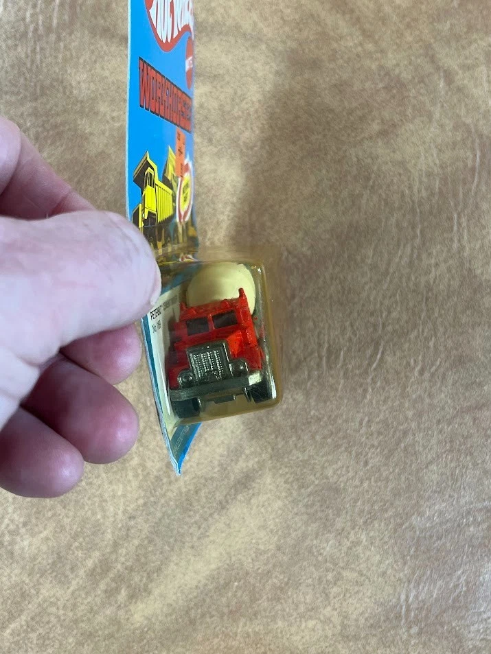 美泰风火轮 1983 年马来西亚 #1169 彼得比尔特水泥搅拌机工作马全新全新带包装 — 第 4/4 张图片