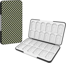 PGRTYOF Switch Game Software Game Card Storage Case Holds 24 Items, [Shockproof]