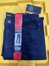 New Hudson Womens Midrise Straight Jeans Size 8 29 Obscurity Blue Stretch Pocket