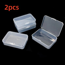 2PCS Small Plastic Storage Container Box DIY Coins Screws Jewelry Travel Beads